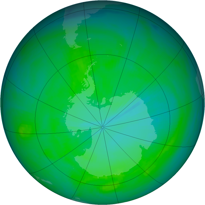 Ozone Map 1986-12-04